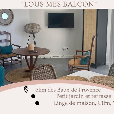 "Lou Mes" Les Baux Balcon Appartement Buitenkant foto