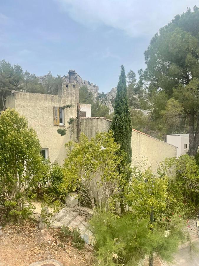 "Lou Mes" Les Baux Balcon Appartement Buitenkant foto