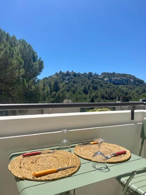 "Lou Mes" Les Baux Balcon Appartement Buitenkant foto