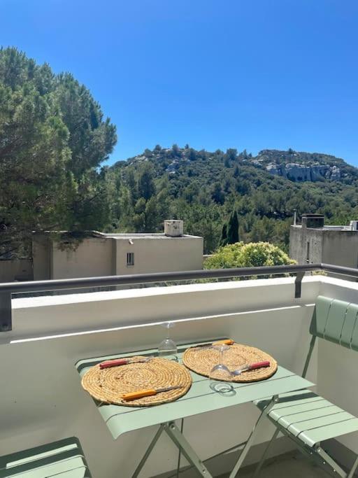 "Lou Mes" Les Baux Balcon Appartement Buitenkant foto